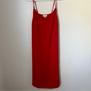 See You Monday long red dress size S